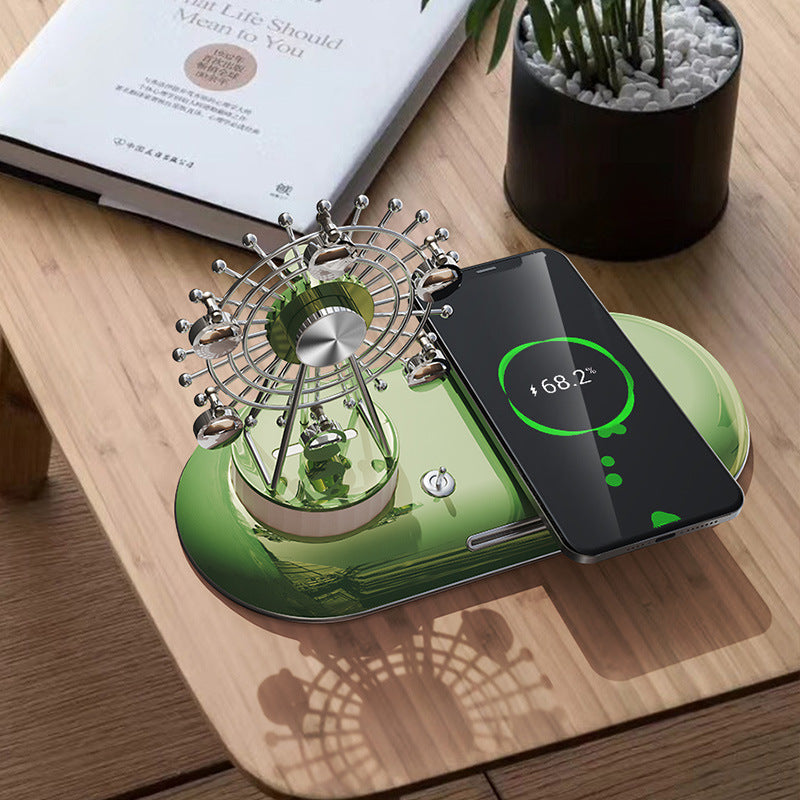 Ferris Wheel Fast Wireless Charger with Mood Light Unique
