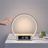 Touch Bed Lamp Alarm Clock with Fast Wireless Charging Unique 