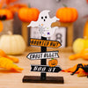 Halloween Jack-O'-Lantern Ghost Wooden Ornament Unique