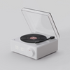Wireless Record Player Shape Bluetooth Speaker - Classic Form, Hi-Fi Sound Unique